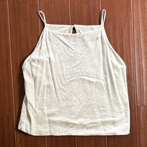Boxy linen Tank Raised By Water